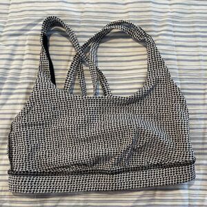 Lululemon Sports Bra - Excellent Condition - Houndstooth - Size 2